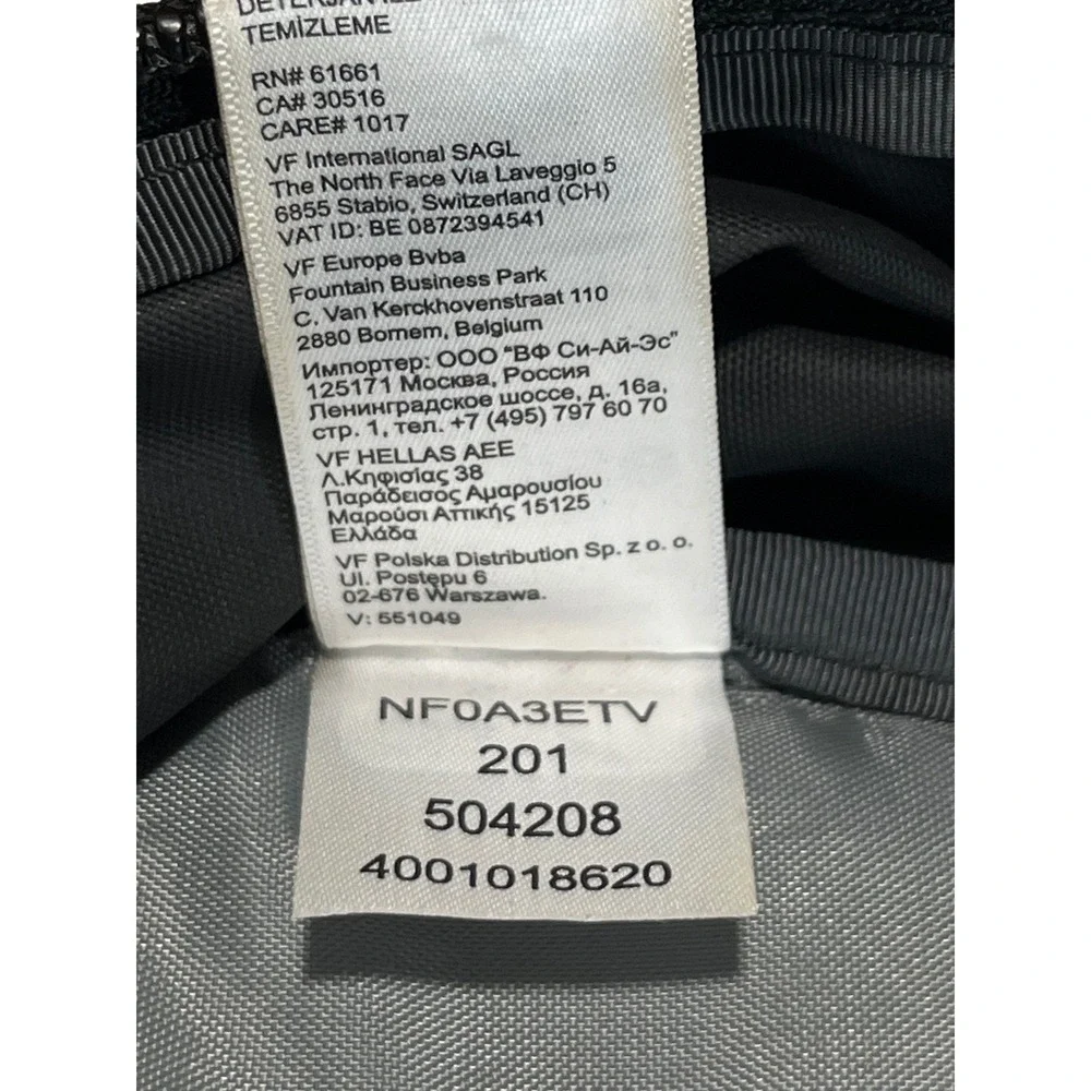 The North Face Surge Backpack Black FlexVent Laptop Travel Bag NF0A3ETV Flaws